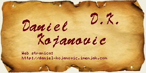 Daniel Kojanović vizit kartica